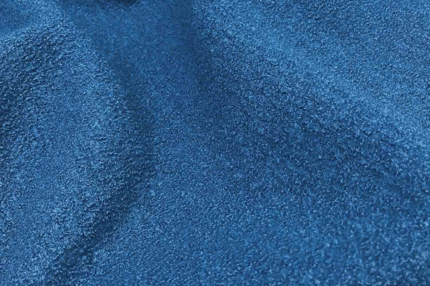 dunkelblauer Walk 100 Prozent Schurwolle