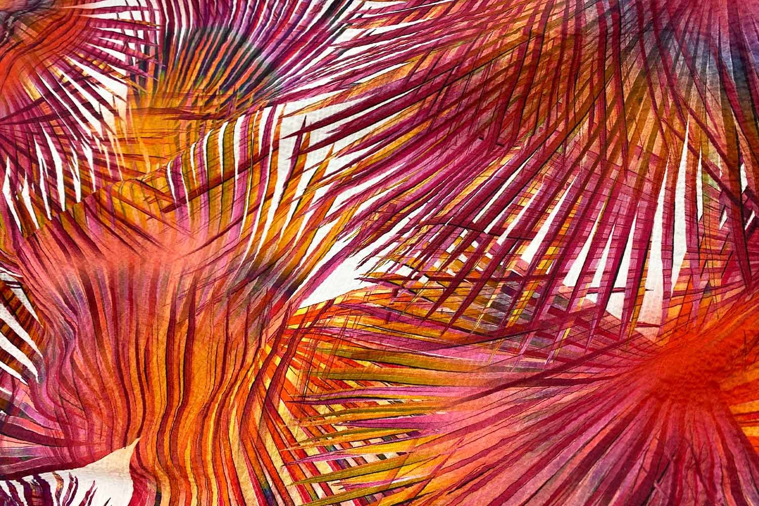 bedruckter seersucker